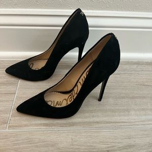 Sam Edelman Danna Black Suede Pumps